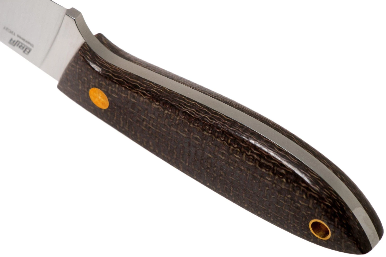 Brisa Bobtail 80, 036-L Flat Bison Micarta, Cuchillo De Caza - Imagen 4