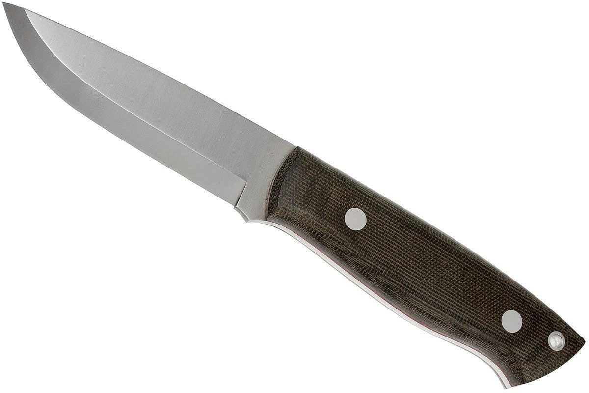 Brisa Trapper 95 - N690Co Scandi - Green Canvas Micarta - 2017 - Cuchillo Bushcraft - Imagen 2