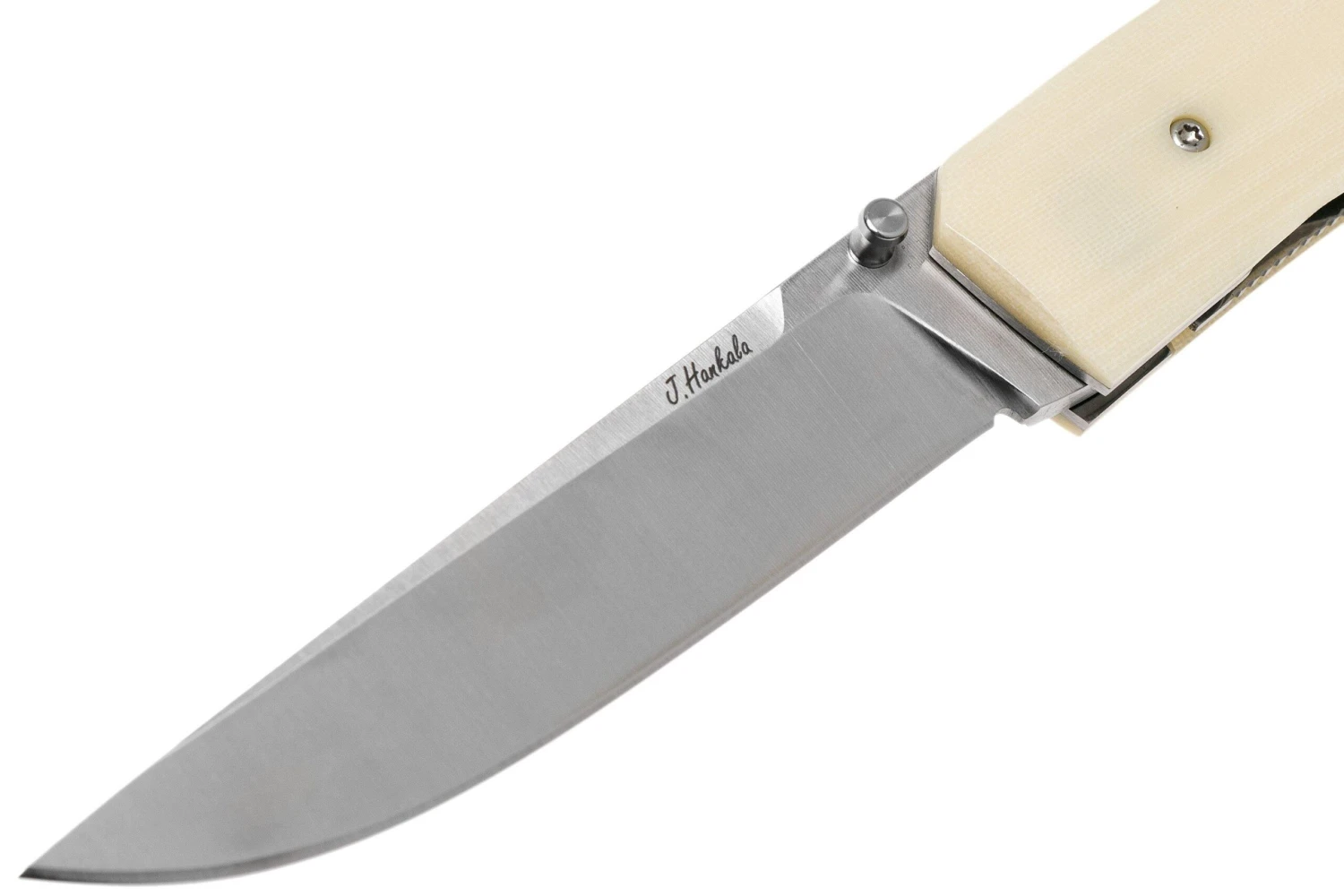 Brisa Piili 85 Ivory Micarta 2861 Navaja, Jukka Hankala Design - Imagen 3