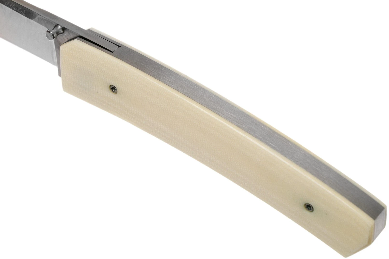 Brisa Piili 85 Ivory Micarta 2861 Navaja, Jukka Hankala Design - Imagen 7