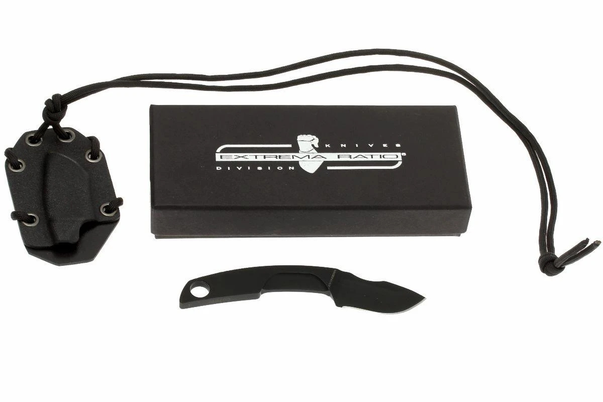 Extrema Ratio N.K.1 Cuchillo De Cuello, Negro - Imagen 8