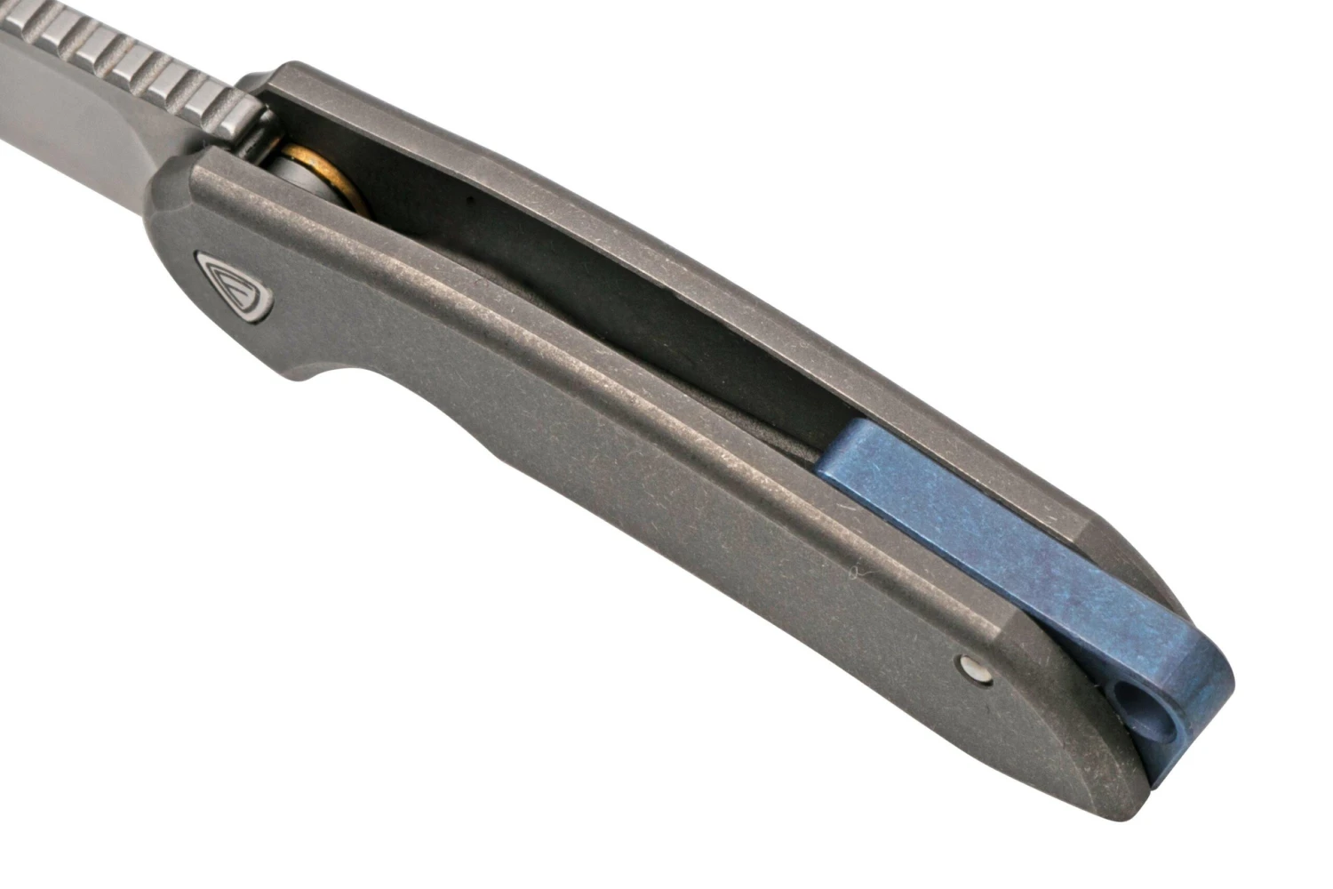 Ferrum Forge Micro Stinger Stonewashed Grey MCS-SW Navaja Llavero - Imagen 7