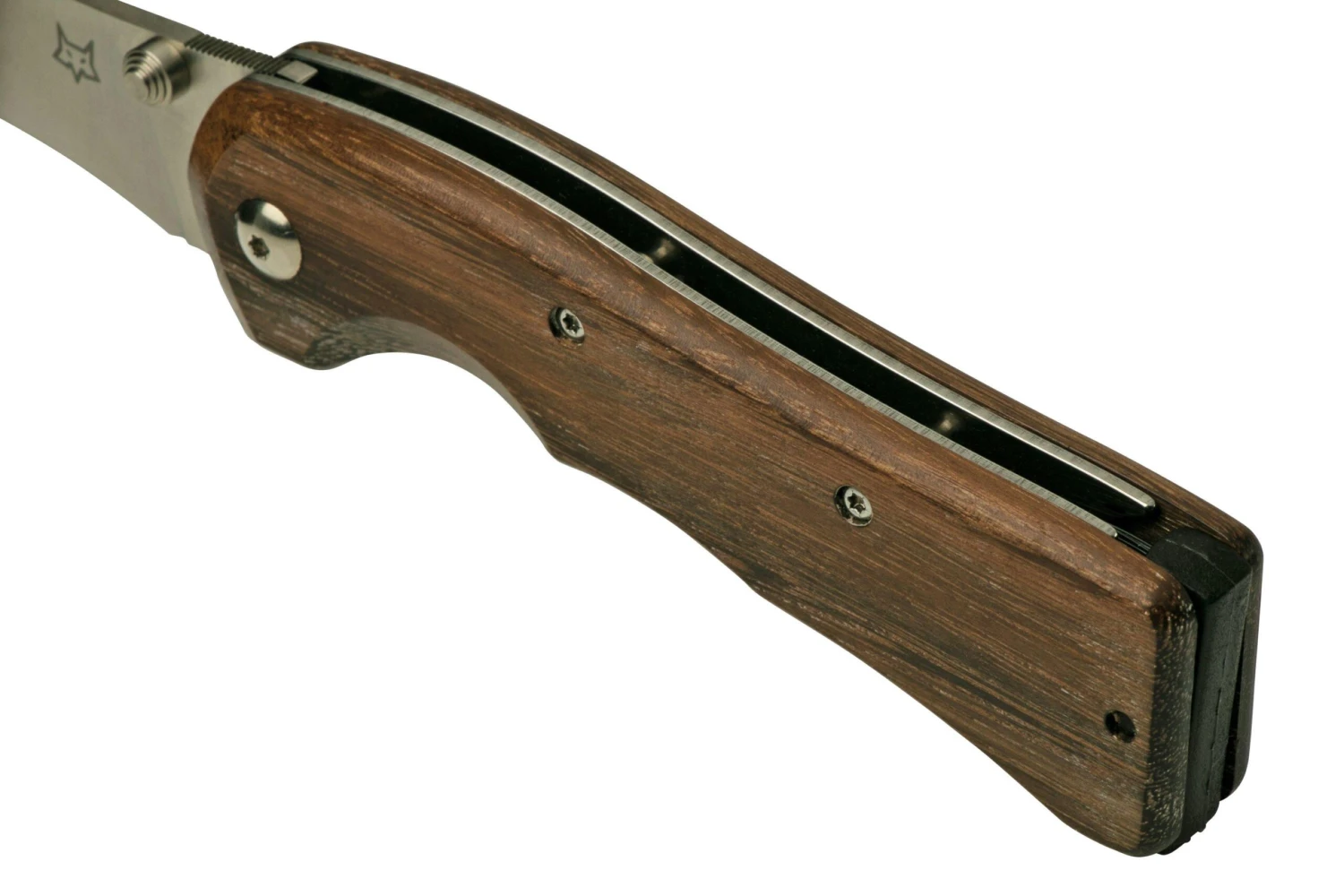 Fox Knives Spora Mushroom Satin Eucalyptus FX-409, Cuchillo Para Setas - Imagen 5