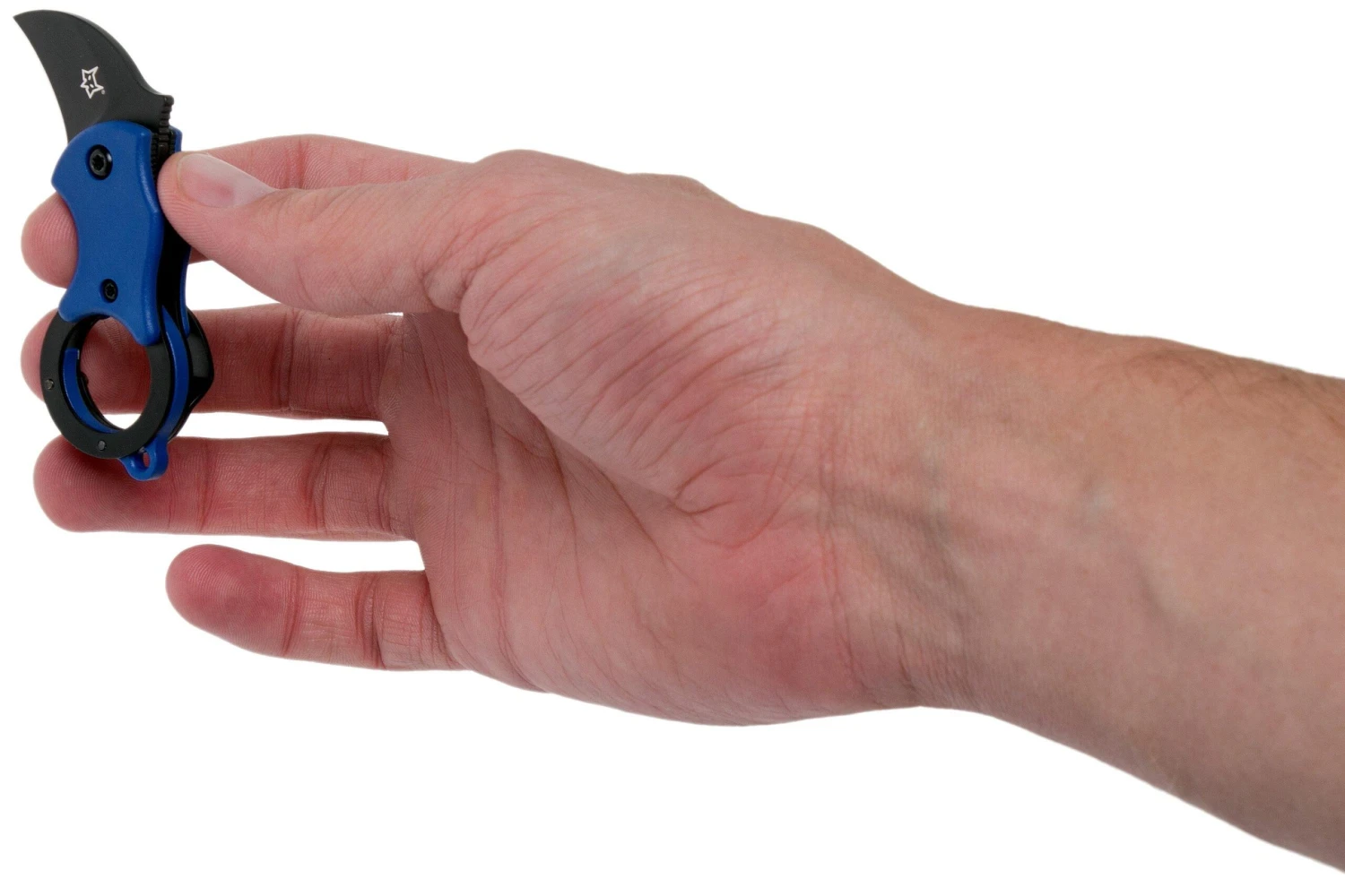 Fox Mini-KA FX-535BLB Blue & Black, Navaja Llavero Karambit - Imagen 7