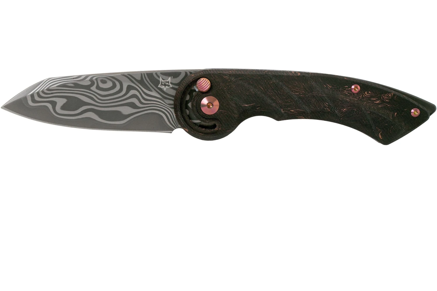 Fox Knives Radius FX-550 DCFR Damacore Space Coral Carbon Fibre Limited Edition Navaja