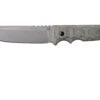 Fox Knives Ryu FX-634 MOD Green Canvas Micarta, Cuchillo Fijo, Black Roc Knives Design