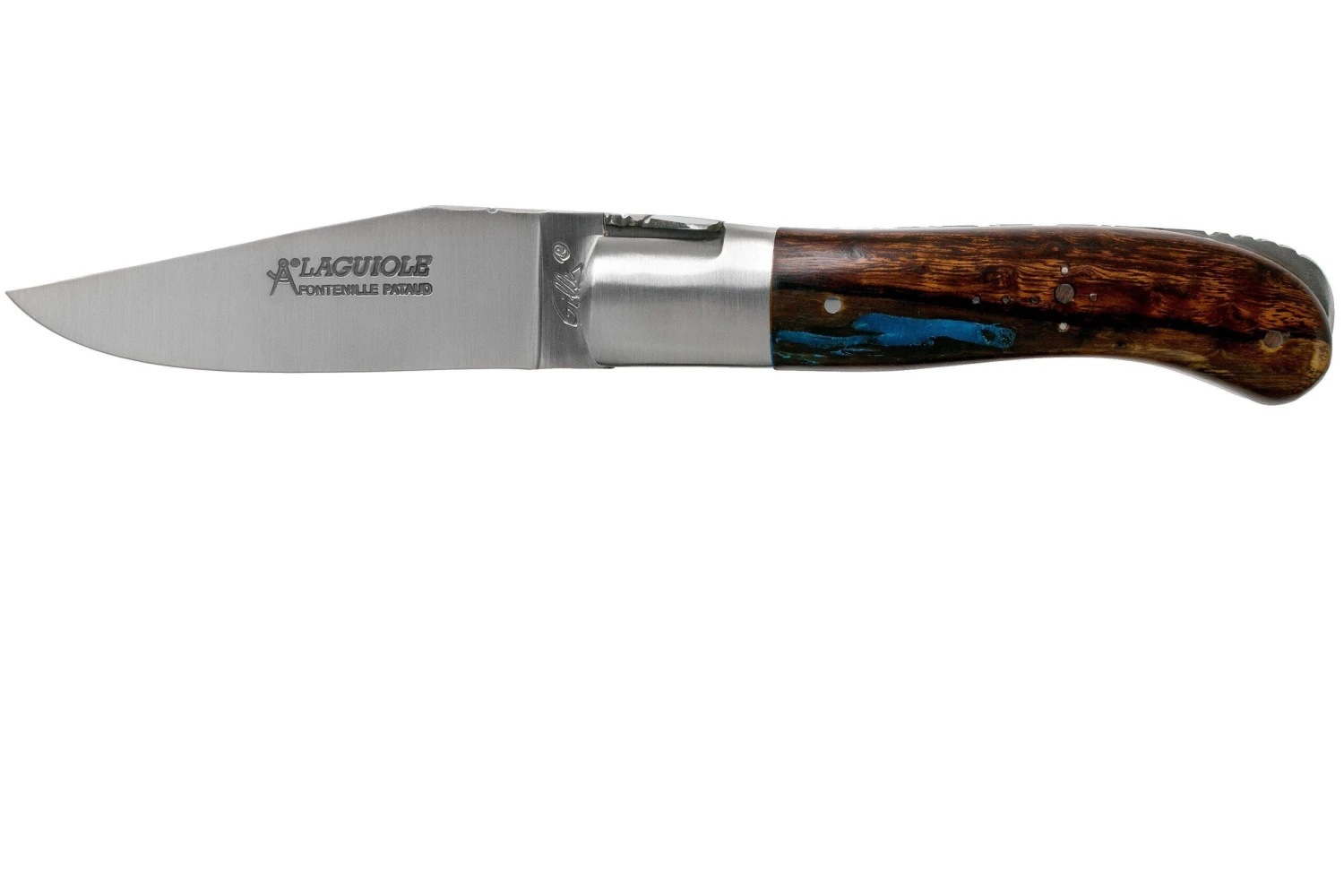 Fontenille Pataud Gentleman 10.5 Cm L8HBF Blue Hybrid Ironwood Navaja