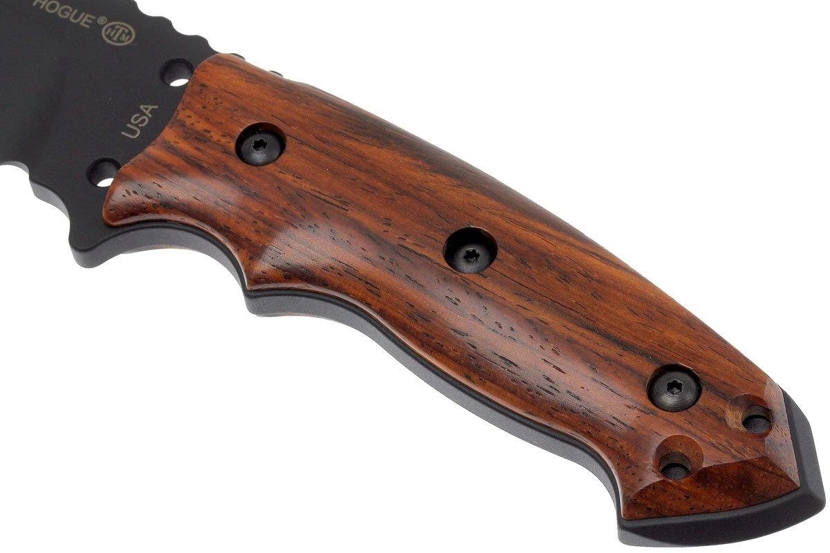 Hogue EX-F01 5.5" Drop Point A2, Mango Cocobolo, Funda Negra 35176 - Imagen 7