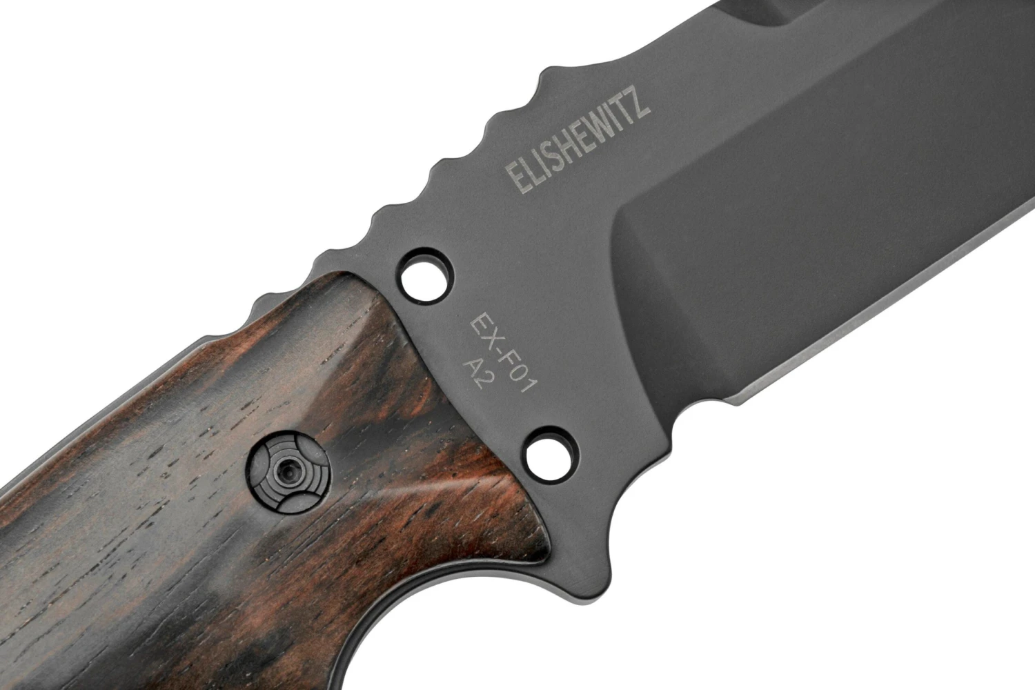 Hogue EX-F01 5.5" Drop Point A2, Mango Cocobolo, Funda Negra 35176 - Imagen 10