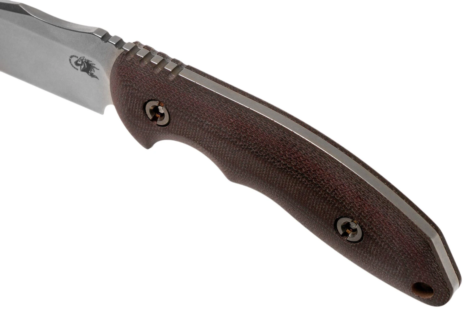 Rick Hinderer The Emmett, CPM 20CV, Burgundy Micarta Cuchillo De Caza - Imagen 4