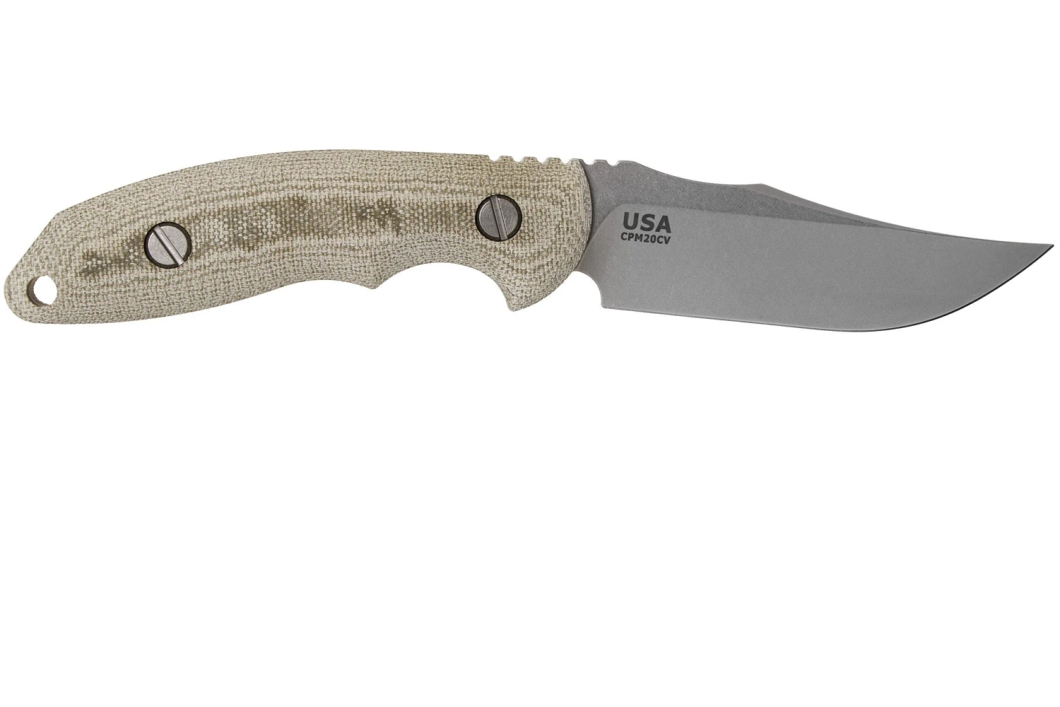 Rick Hinderer The Emmett, CPM 20CV, Green Micarta Cuchillo De Caza - Imagen 2