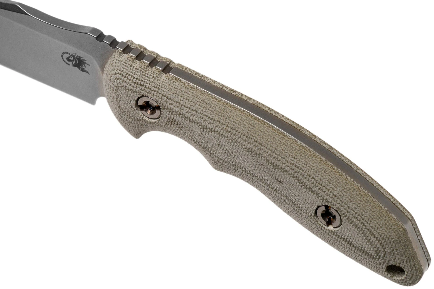 Rick Hinderer The Emmett, CPM 20CV, Green Micarta Cuchillo De Caza - Imagen 5