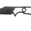 Rick Hinderer LP-1 Wharncliffe DLC Black Cuchillo De Cuello, Con UltiClip