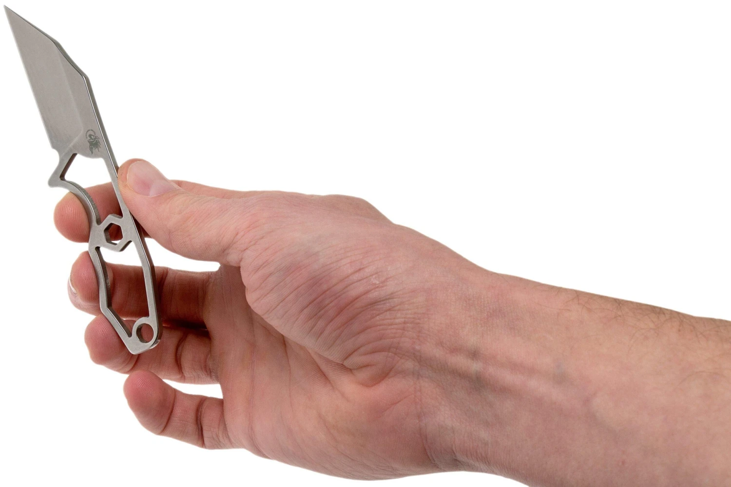 Rick Hinderer LP-1 Wharncliffe Cuchillo De Cuello - Imagen 5