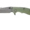 Rick Hinderer XM-18 3.5 Harpoon Spanto S35VN, Translucent Green G10 Navaja"