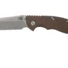 Rick Hinderer XM18 3,5” Non-Flipper Spearpoint Working Finish, Flat Dark Earth G10