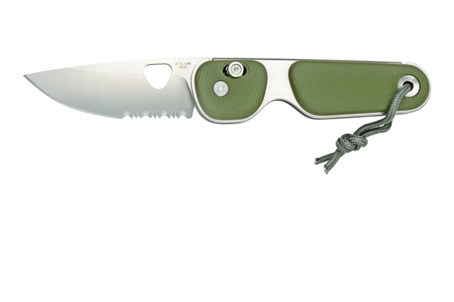The James Brand The Redstone OD Green, Stainless Serrated KN118169-01 Navaja - Imagen 2