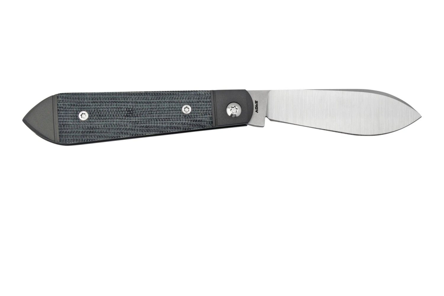 Jack Wolf Low Drag Jack DRAG-01-BLK, Black Canvas Micarta, Navaja Slipjoint - Imagen 2