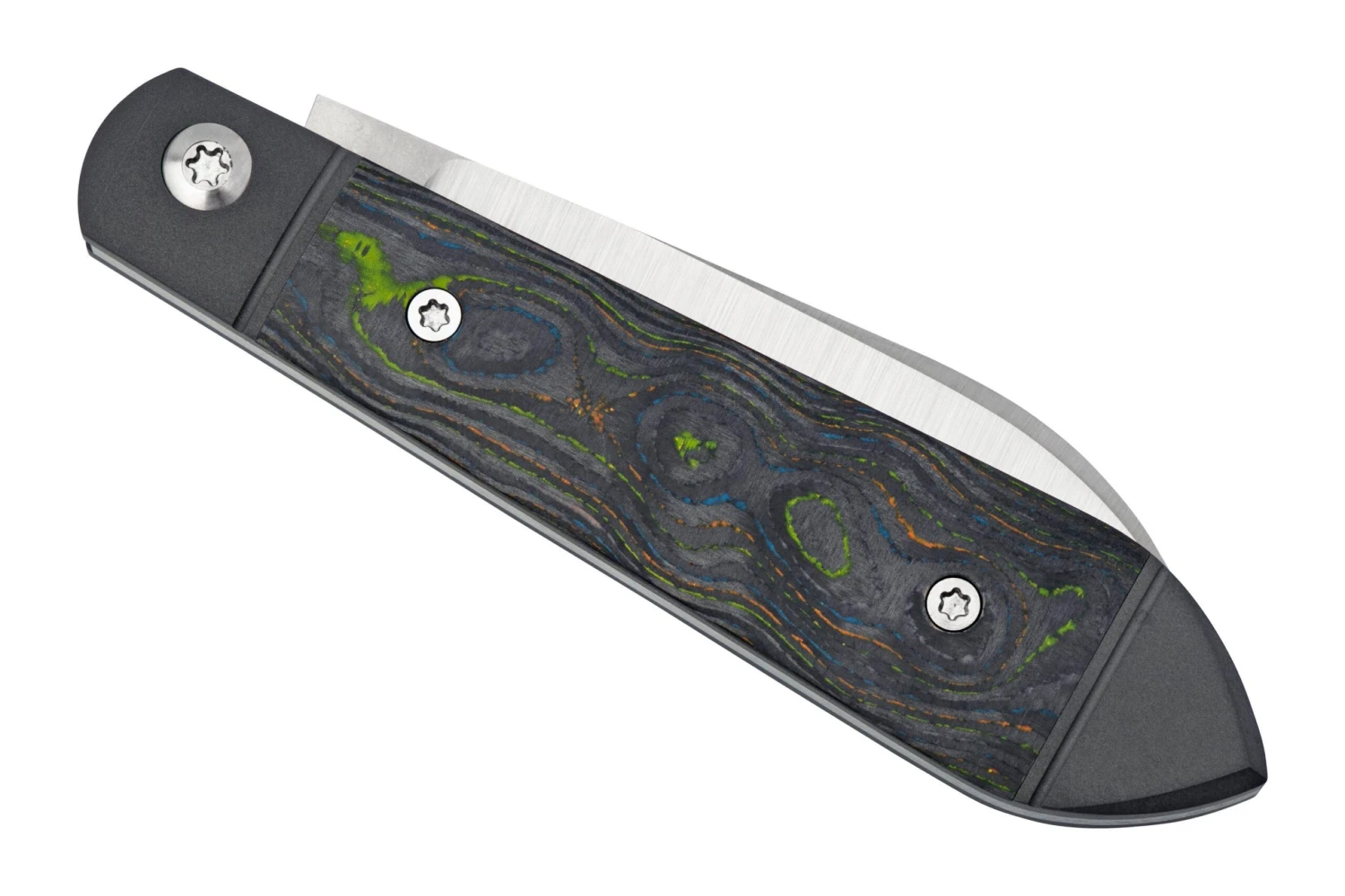 Jack Wolf Low Drag Jack DRAG-01-CC80, Camo Carbon 80s, Navaja Slipjoint - Imagen 6