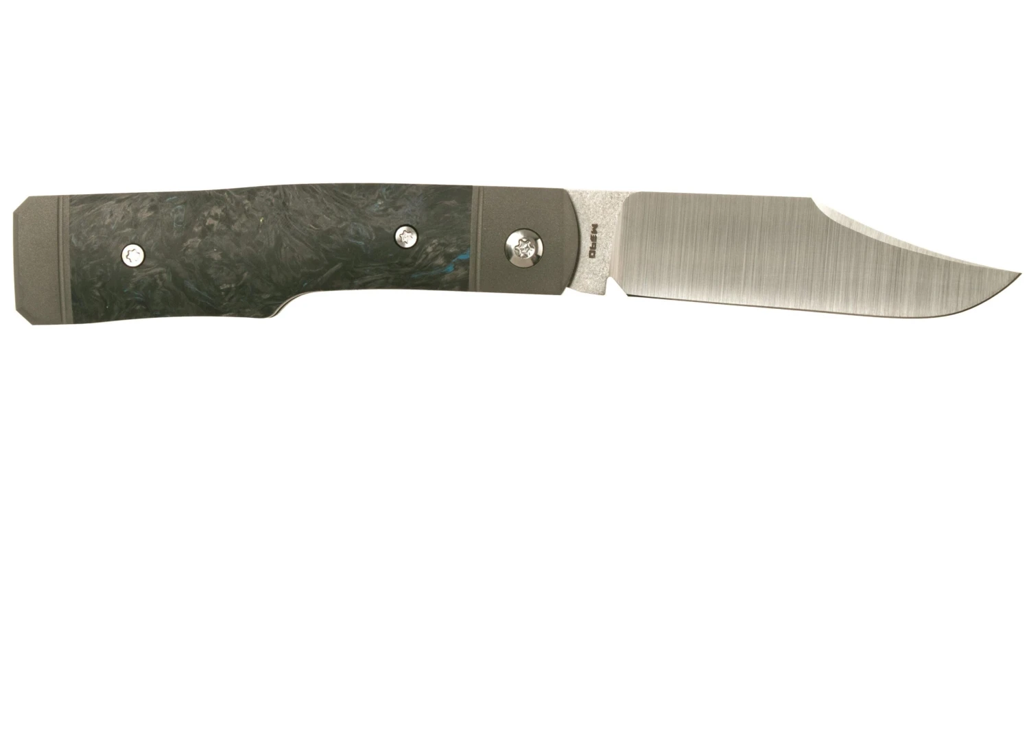 Jack Wolf Sharpshooter Jack, Blue Fat Carbon SHSH-FC Navaja Slipjoint - Imagen 2