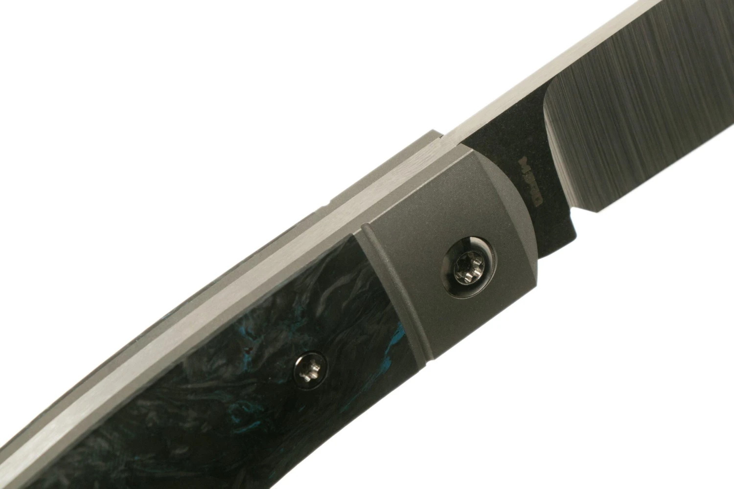 Jack Wolf Sharpshooter Jack, Blue Fat Carbon SHSH-FC Navaja Slipjoint - Imagen 5