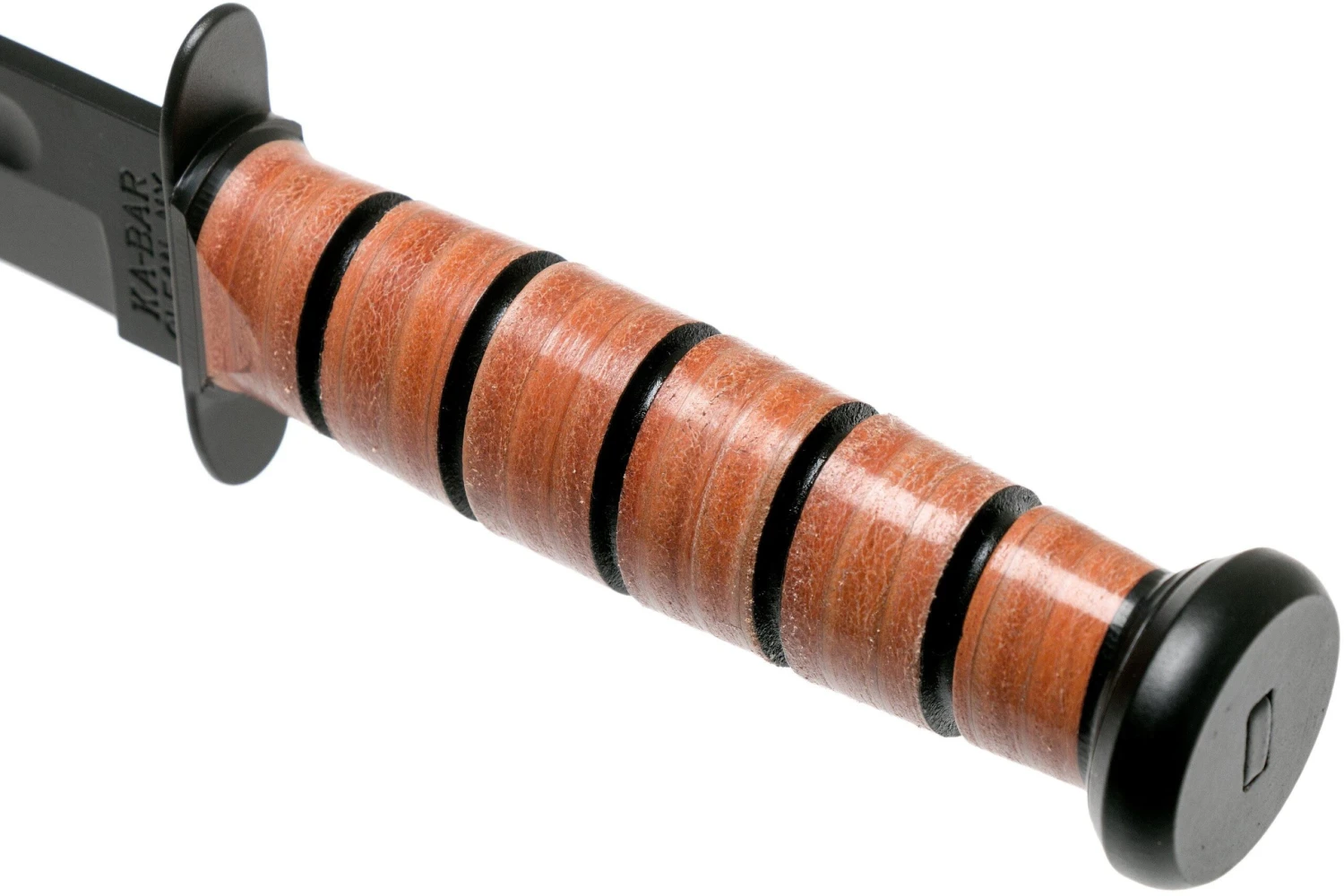 KA-BAR U.S. Army Knife 1220 Cuchillo Fijo, Funda De Cuero - Imagen 5