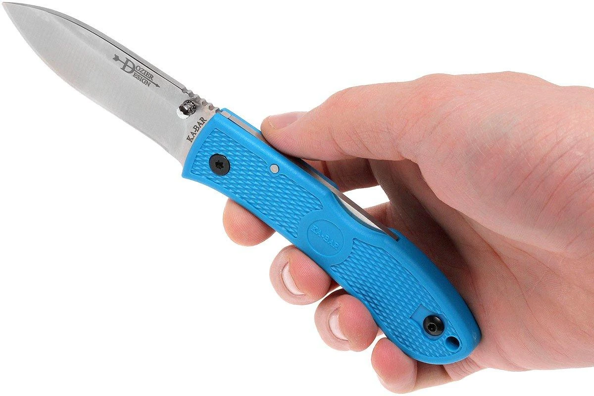 KA-BAR Dozier Folding Hunter Azul 4062BL - Imagen 8