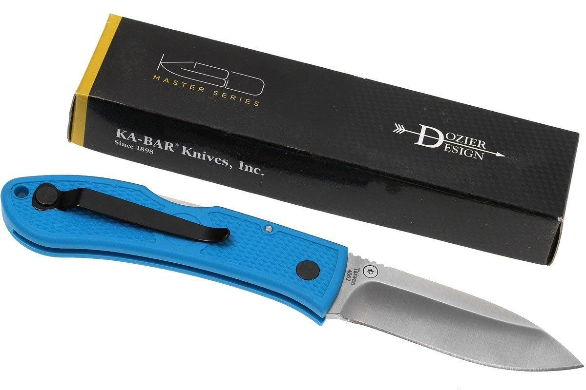 KA-BAR Dozier Folding Hunter Azul 4062BL - Imagen 9
