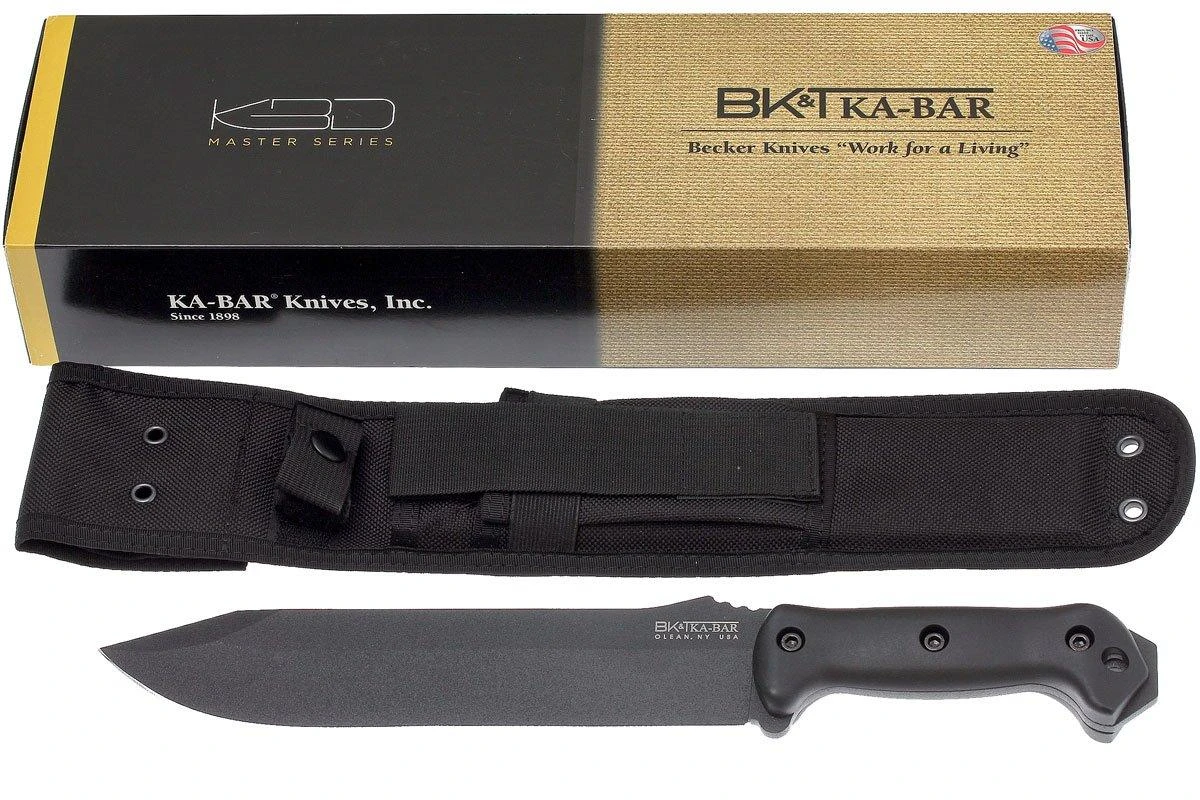 KA-BAR Becker BK9 Combat Bowie Cuchillo De Supervivencia - Imagen 8