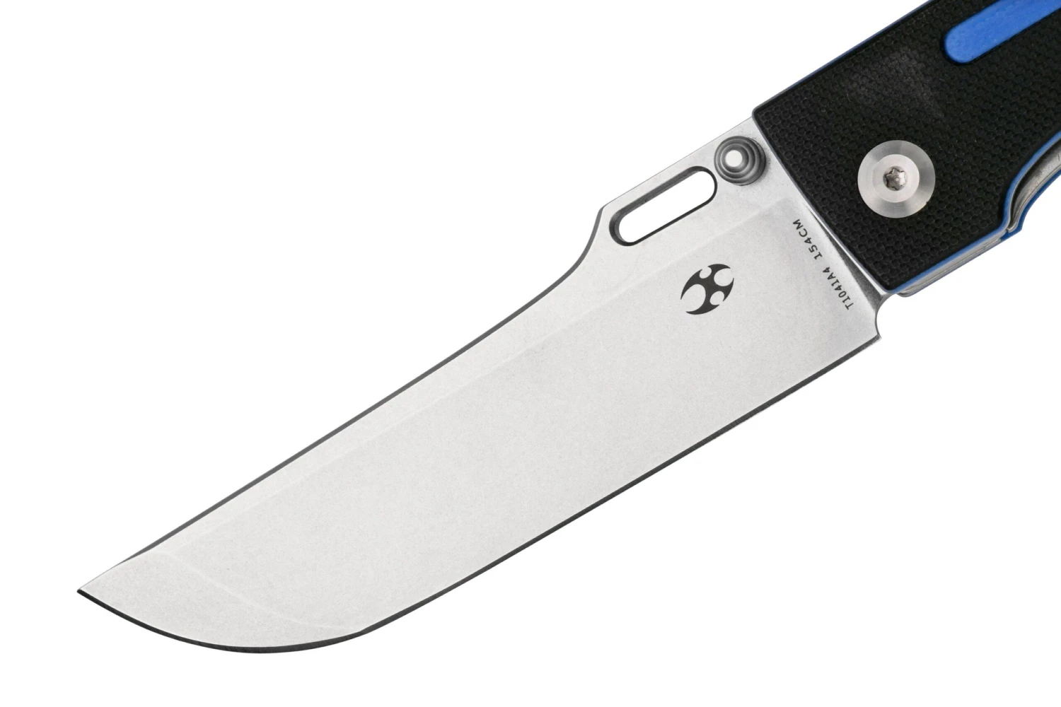 Kansept Reedus T1041A4 Stonewashed, Black & Blue G10 Navaja, Diseño Dmitry Osarenko - Imagen 3