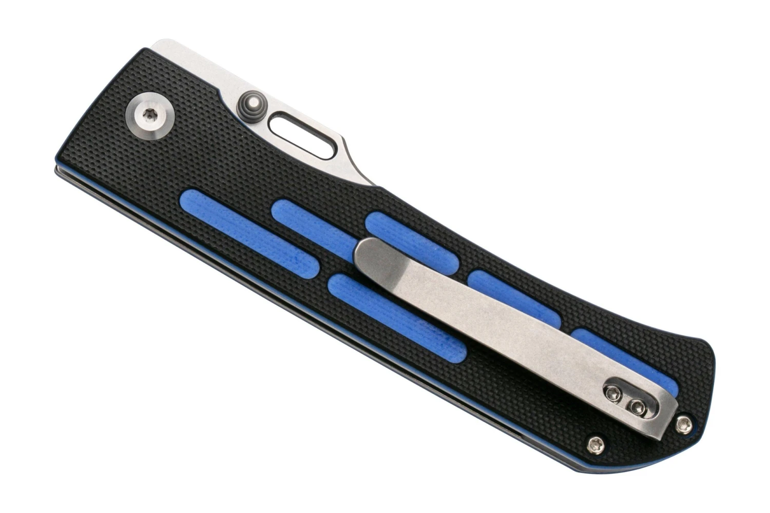 Kansept Reedus T1041A4 Stonewashed, Black & Blue G10 Navaja, Diseño Dmitry Osarenko - Imagen 4