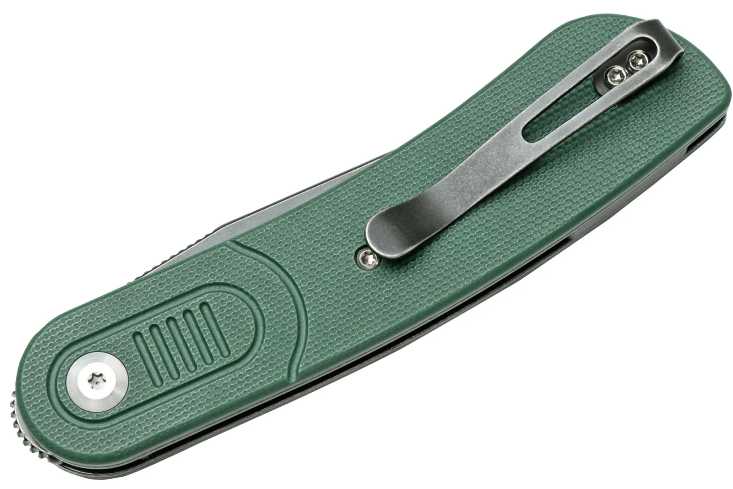 Kansept Reverie T2025A2 Black, Green G10 Navaja, Diseño Justin Lundquist - Imagen 4