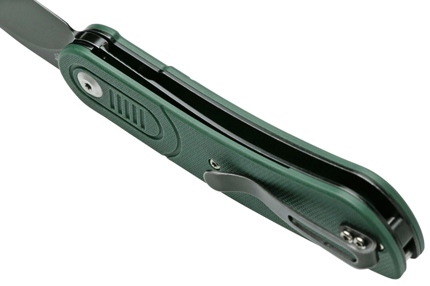 Kansept Reverie T2025A2 Black, Green G10 Navaja, Diseño Justin Lundquist - Imagen 5