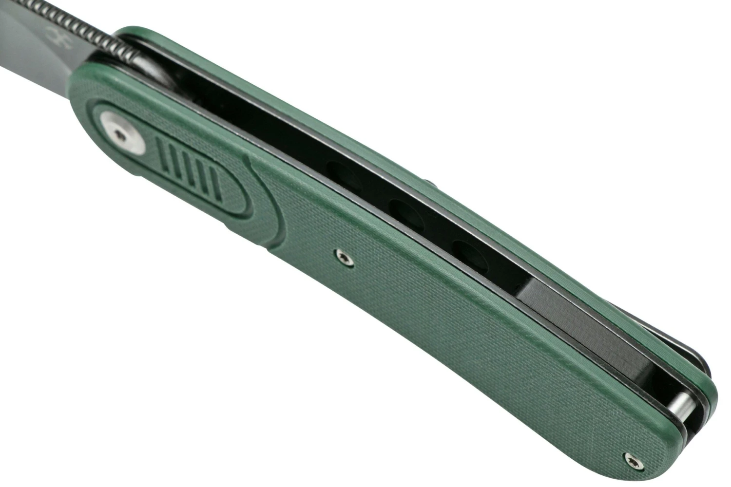 Kansept Reverie T2025A2 Black, Green G10 Navaja, Diseño Justin Lundquist - Imagen 7