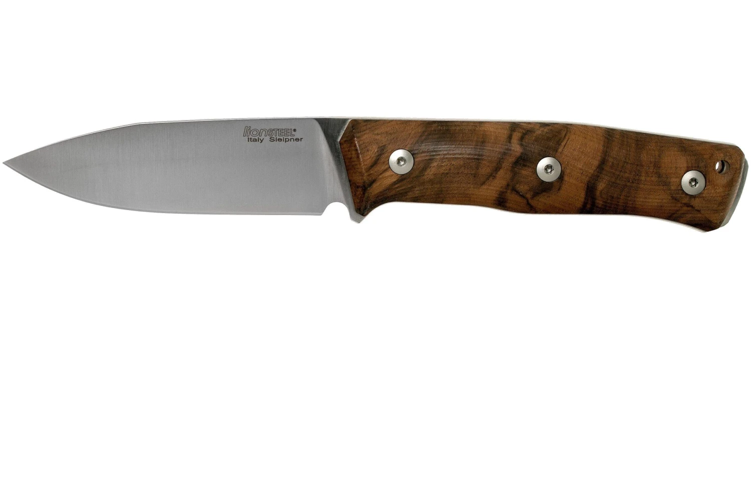 LionSteel B35 WN Walnut Cuchillo Bushcraft