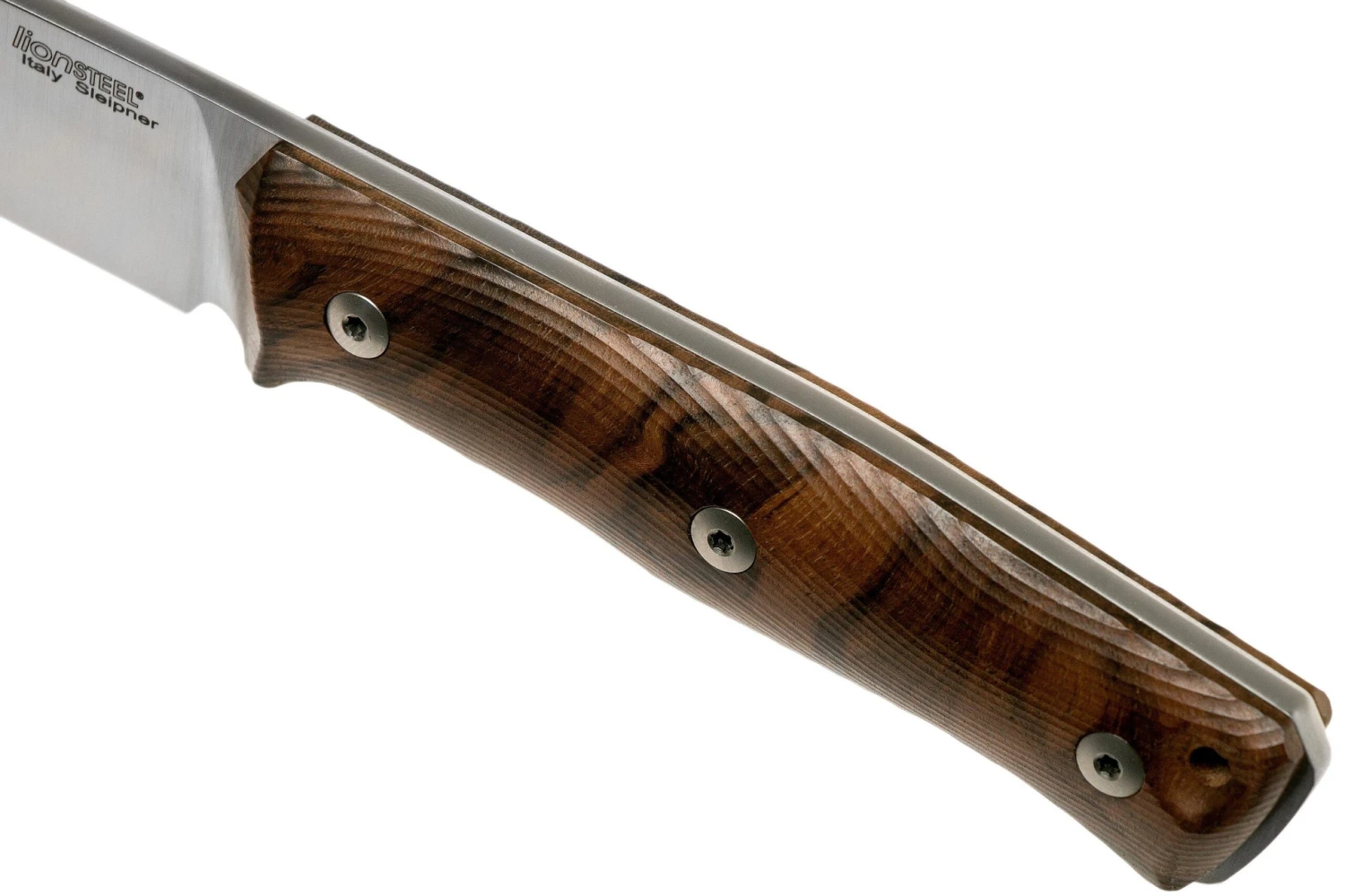 LionSteel B35 WN Walnut Cuchillo Bushcraft - Imagen 5