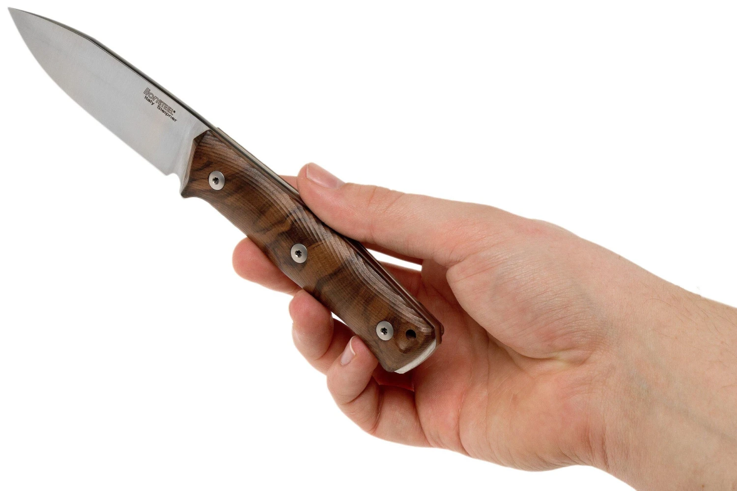 LionSteel B35 WN Walnut Cuchillo Bushcraft - Imagen 6