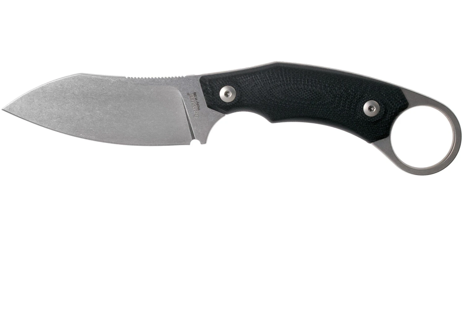 LionSteel H1 Skinner GBK Black G10 Cuchillo Fijo, Tommaso Rumici Design