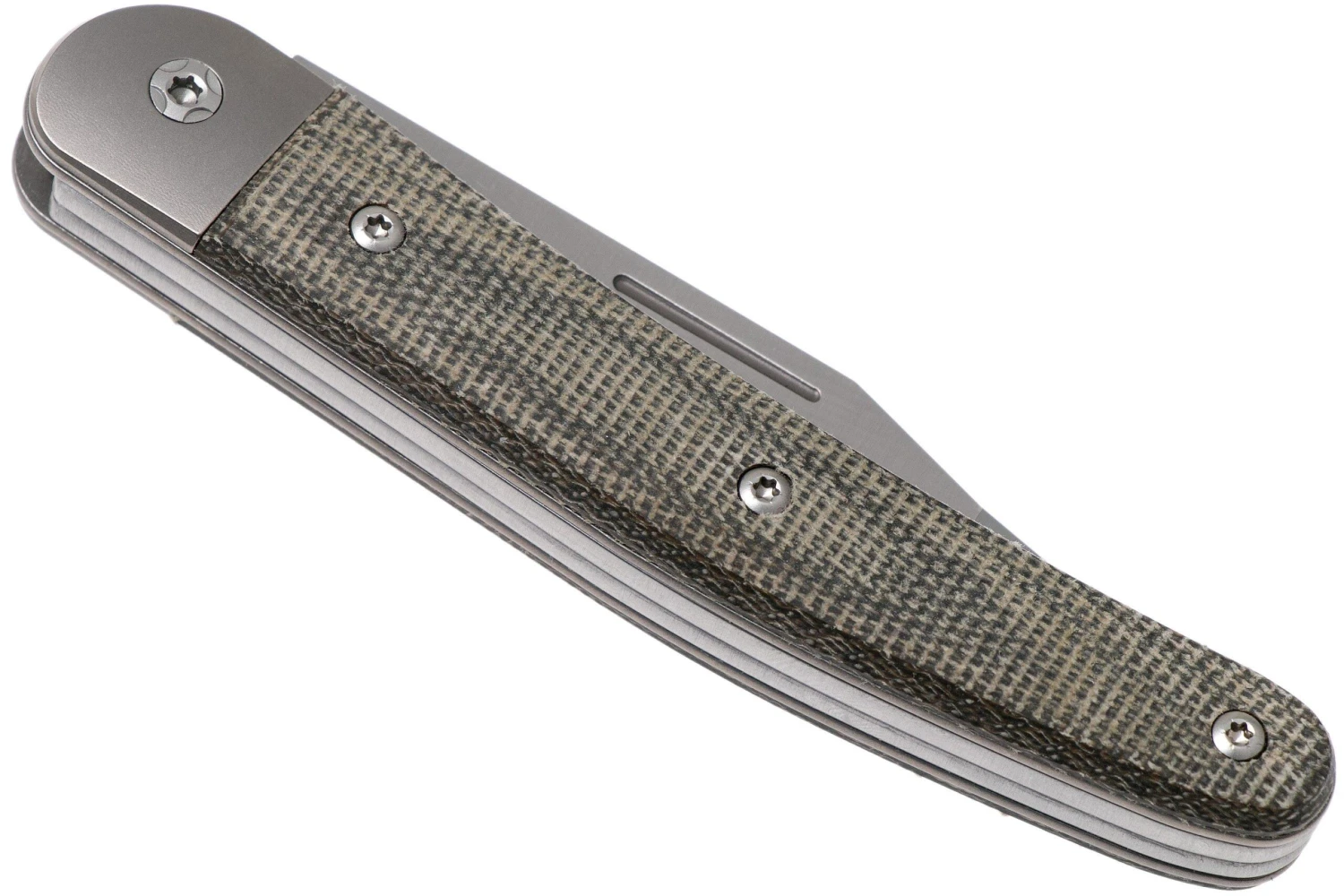 LionSteel Jack 2 Green Canvas Micarta JK2 CVG Navaja - Imagen 4