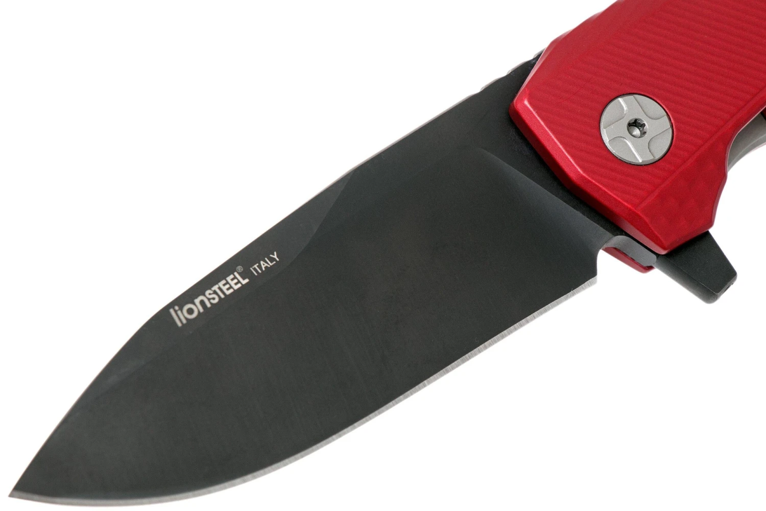 LionSteel ROK Black Red Aluminio ROK A RB Navaja - Imagen 3