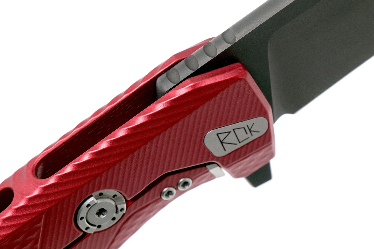 LionSteel ROK Black Red Aluminio ROK A RB Navaja - Imagen 7