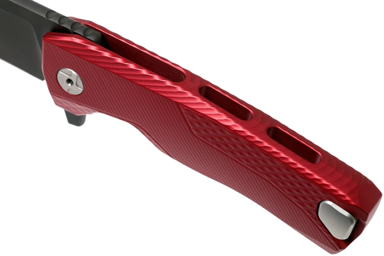 LionSteel ROK Black Red Aluminio ROK A RB Navaja - Imagen 8