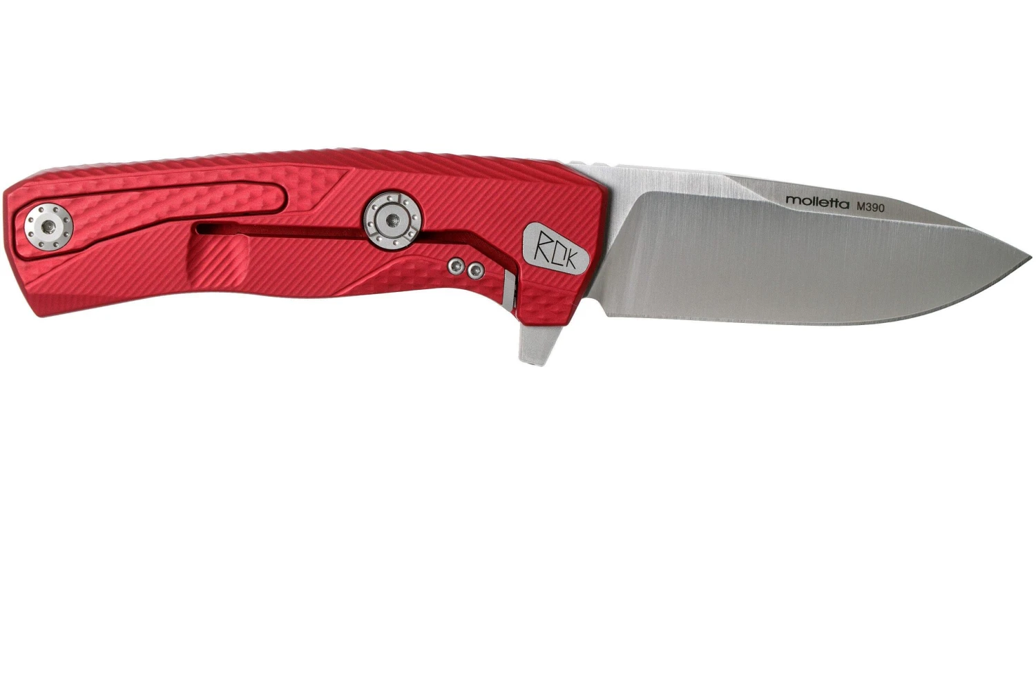 LionSteel ROK Satin Red Aluminio ROK A RS Navaja - Imagen 2