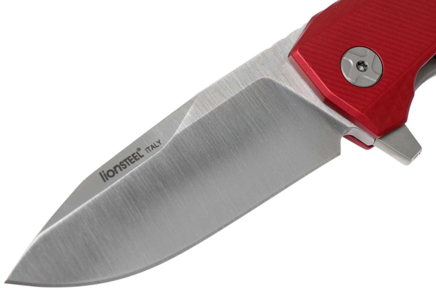 LionSteel ROK Satin Red Aluminio ROK A RS Navaja - Imagen 3