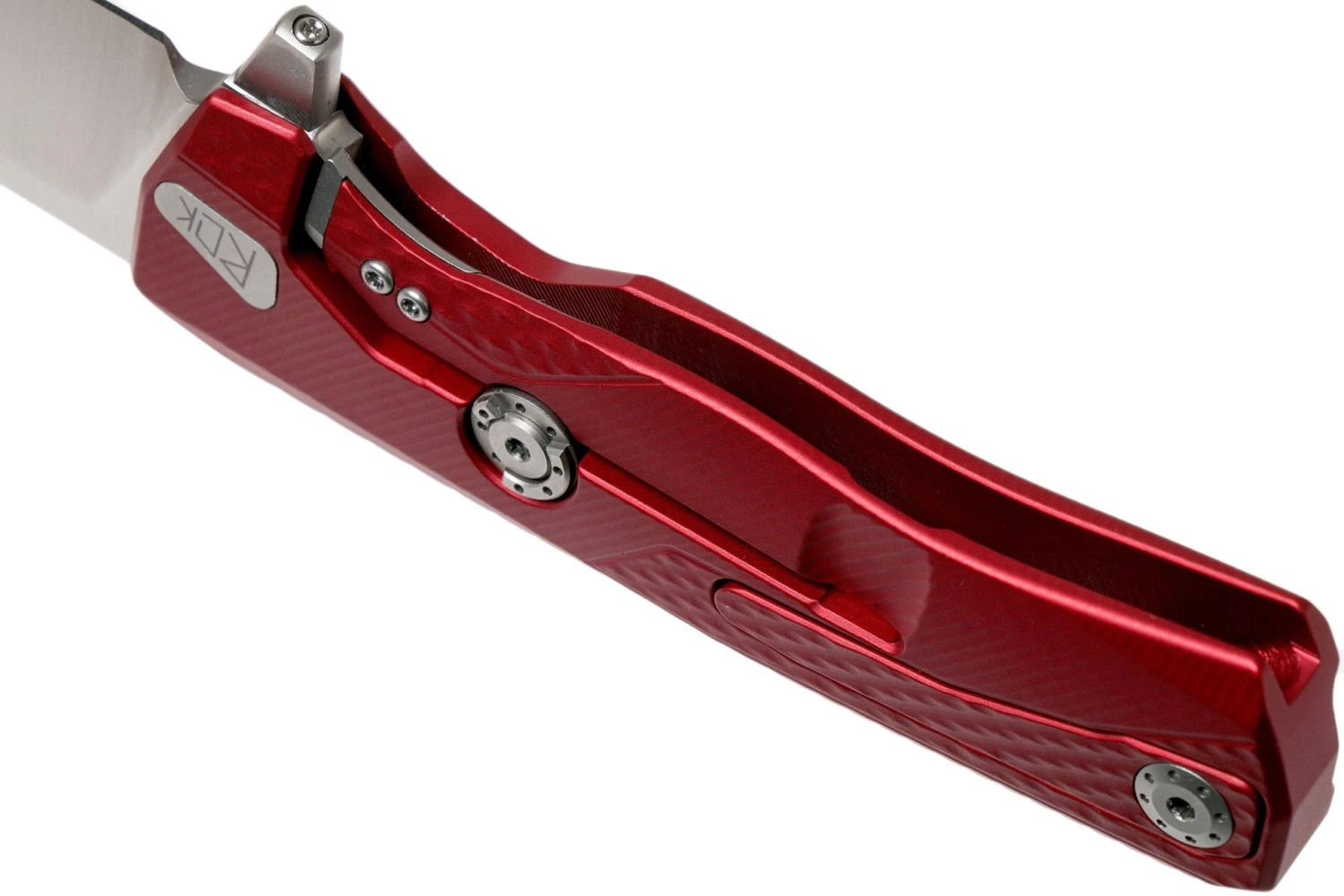 LionSteel ROK Satin Red Aluminio ROK A RS Navaja - Imagen 6