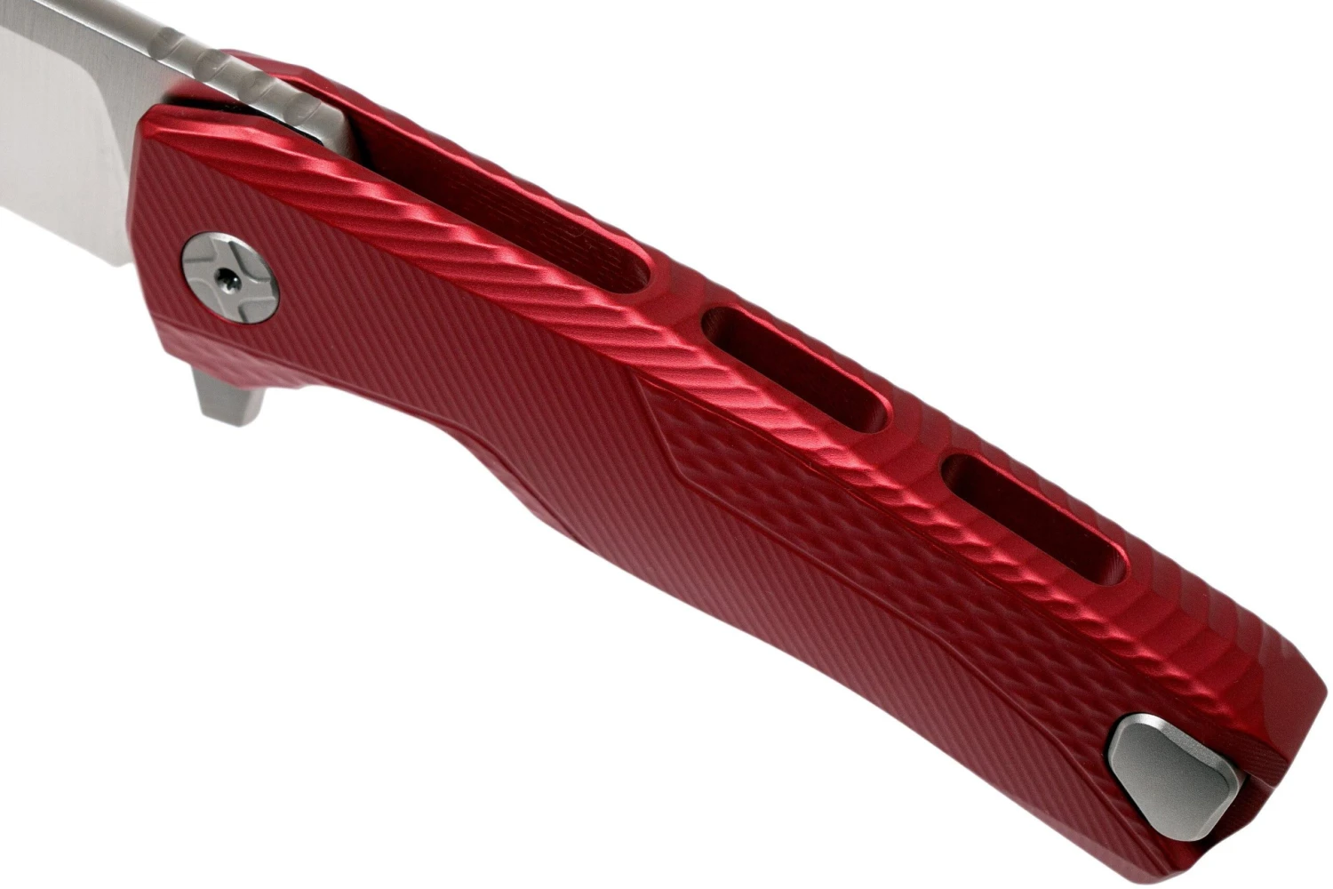 LionSteel ROK Satin Red Aluminio ROK A RS Navaja - Imagen 8