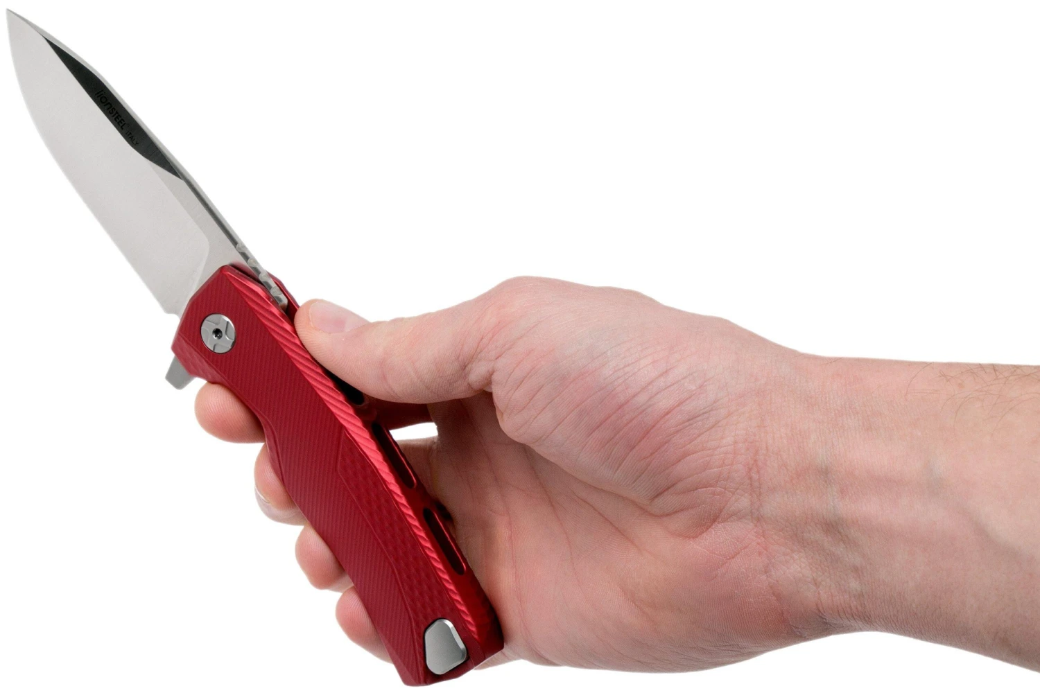 LionSteel ROK Satin Red Aluminio ROK A RS Navaja - Imagen 9