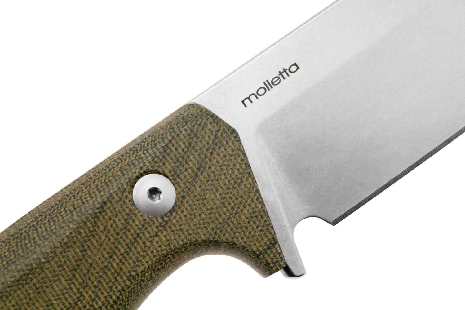 Lionsteel T6 Satin, Green Canvas Micarta T6-CVG Cuchillo Fijo - Imagen 5