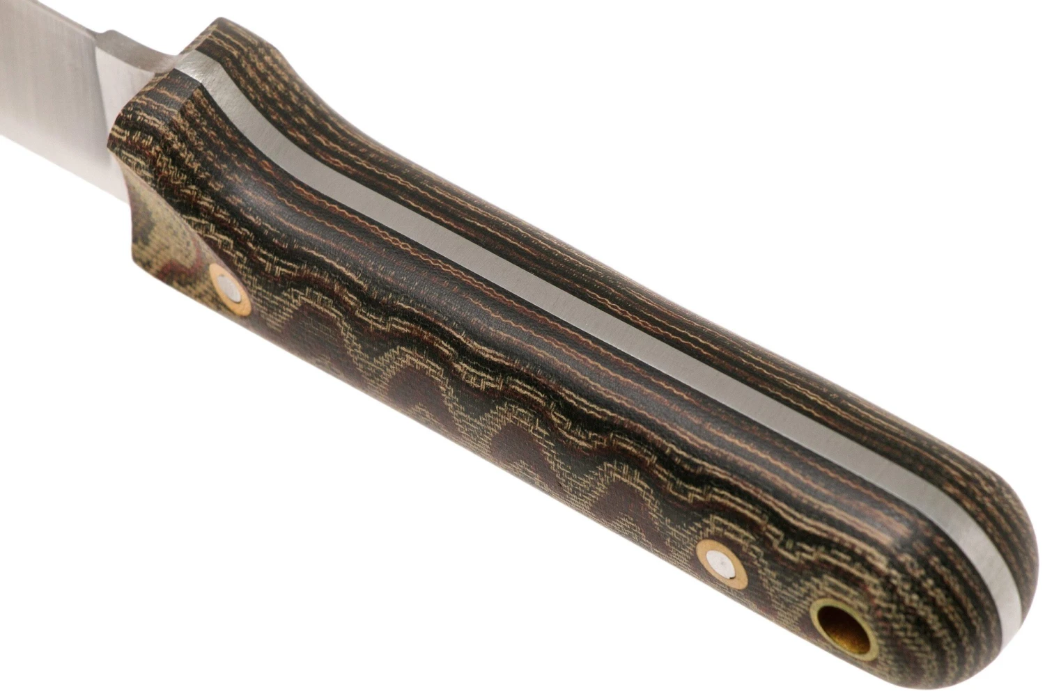 LT Wright Next Gen, A2, Matte Python Micarta, Funda De Cuero, Cuchillo De Bushcraft - Imagen 4