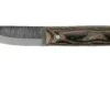 LT Wright Pronghorn, O1, Matte Python Micarta, Leather Sheath, Cuchillo Bushcraft